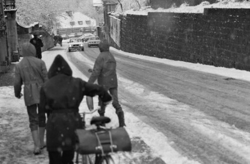 [Bregenz im Winter, Kirchstraße]