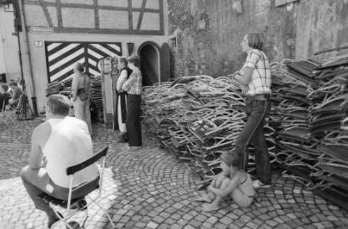 [Bregenz, Versammlung in der Martinsgasse]