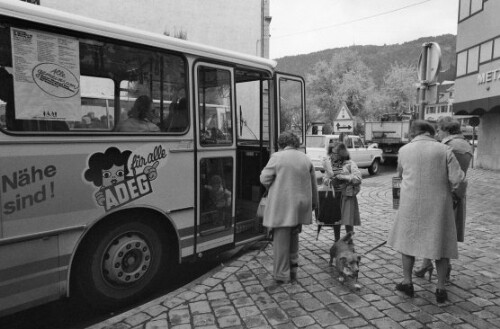 [Bregenz, Bushaltestelle bei Metzgerei Rimmele]
