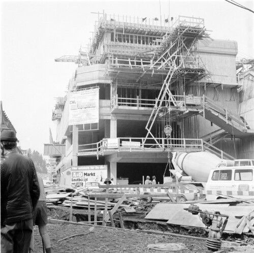 [Bregenz, Baustelle GWL und Leutbühel]