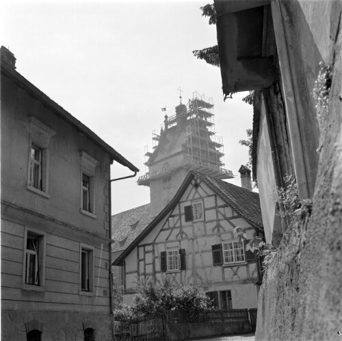 [Bregenz, Kirche, St. Gallus, Kirchturmrenovierung]