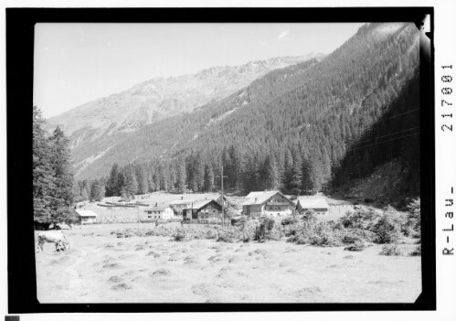 [Scheibrand im Pitztal gegen Kreuzjöchlspitze und Schafhimmel]