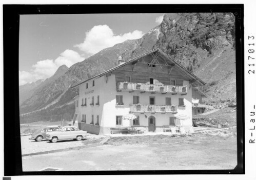 [Gasthof Gundolf in Tieflehn im Pitztal gegen Sturpen]