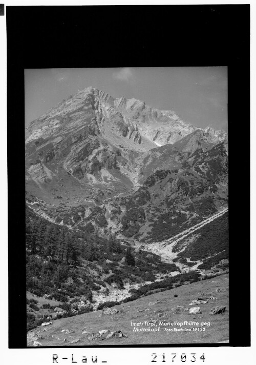 Imst / Tirol / Muttekopfhütte gegen Muttekof