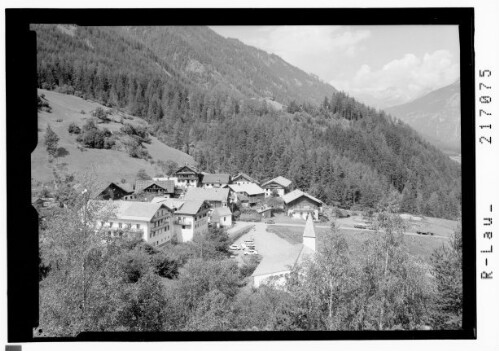 [Piburg bei Ötz im Ötztal gegen Lechtaler Alpen / Tirol]