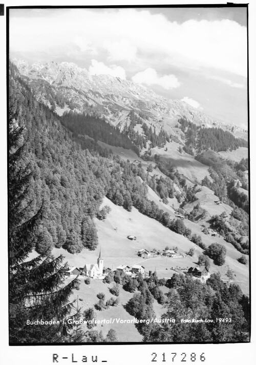 Buchboden im Großwalsertal / Vorarlberg / Austria