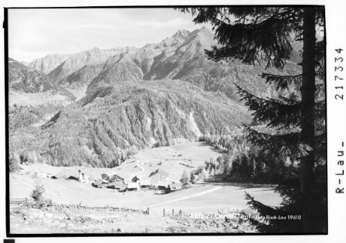 Köfels im Ötztal / Tirol : [Köfels bei Umhausen im Ötztal gegen Nederkogel und Grastaler Grieskogel]