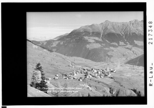 Fiss im Oberinntal / Tirol mit Lechtaler Alpen und Kaunergrat : [Fiss im Oberinntal gegen Mieminger Gebirge und Kaunergrat]