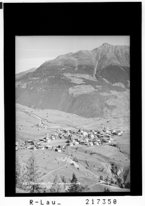Fiss im Oberinntal / Tirol : [Fiss im Oberinntal mit Blick zur Hohen Aifenspitze]