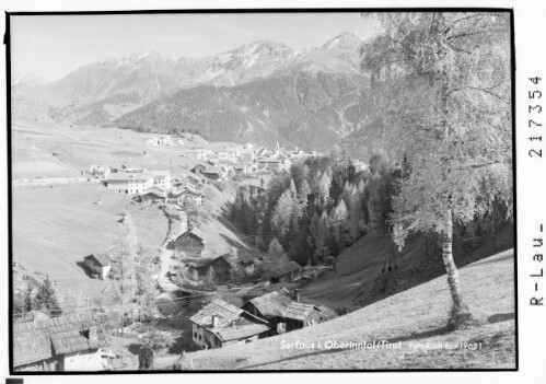 Serfaus im Oberinntal / Tirol : [Serfaus mit Blick zum Glockturmkamm]