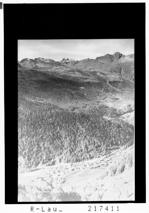 Zwieselstein im Ötztal 1472 m / Tirol : [Zwieselstein gegen Hochsölden mit Geigenkamm und Grieskogel]
