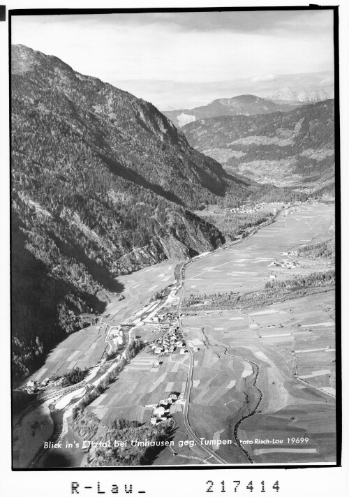 Blick in's Ötztal bei Umhausen gegen Tumpen