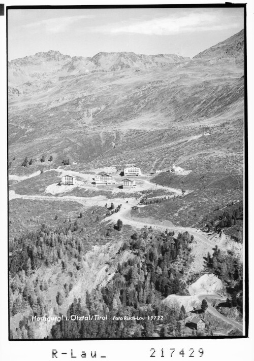 Hochgurgl im Ötztal / Tirol : [Hochgurgl mit Blick zum Wannenkogel]