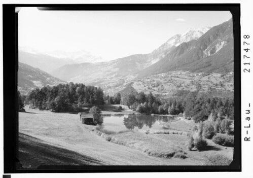 [Blick von Trams ob Landeck zum Hohen Riffler / Tirol]