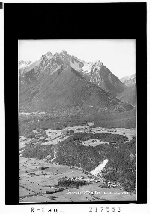 Obtarrenz 1079 m, Tirol : [Obtarrenz gegen Platteinspitzen]