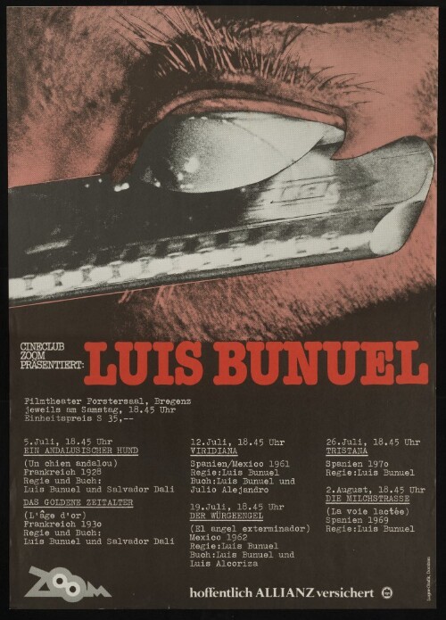 Cineclub Zoom präsentiert: Luis Bunuel