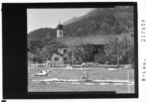 [Minigolfplatz in Vorderhornbach im Lechtal / Tirol]