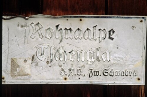 [Bürserberg, alter Wegweiser]