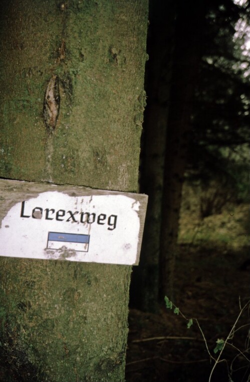 [Rankweil-Übersaxen, alter Wegweiser]