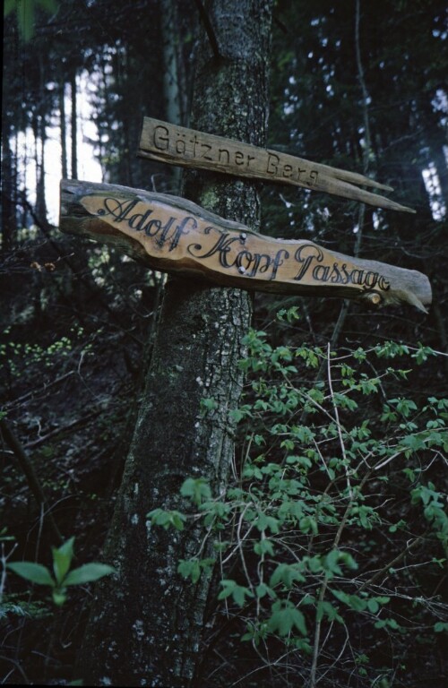 [Götzis, alter Wegweiser]