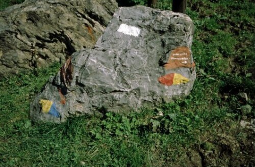 [Alte Wegmarkierungen Bezau-Schönenbach]