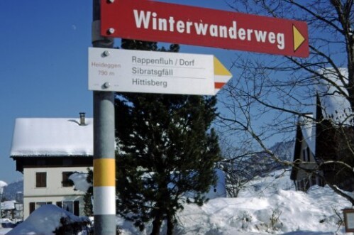 [Hittisau, Zusatztafel Winterwanderweg]