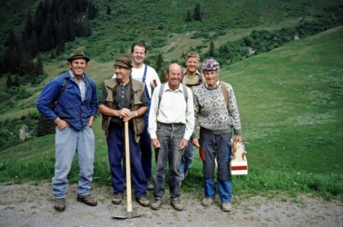 [Markierungsteam Fontanella-Faschina, Kurs durch Bruno Fink]