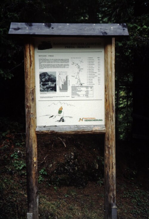 [Bahnhistorischer Wanderweg Preda-Bergün]