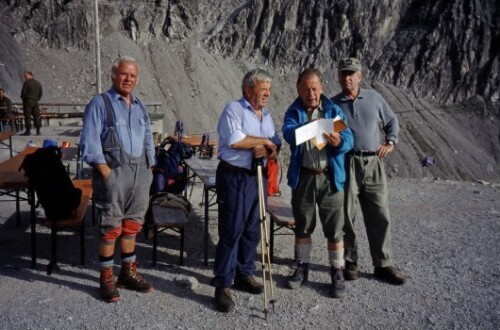 [Begehung Schesaplana-Weg, B. Fink, G. Jussel und H. Feuerstein]