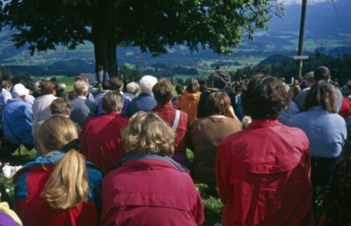 [Eröffnungsfest in Langenegg-Rotenberg, Pfarrer Kohler]