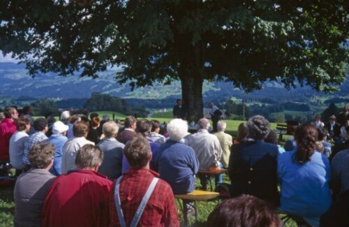 [Eröffnungsfest in Langenegg-Rotenberg, Pfarrer Kohler]