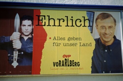 [Wahlwerbung ÖVP mit Sausgruber für Landtag]