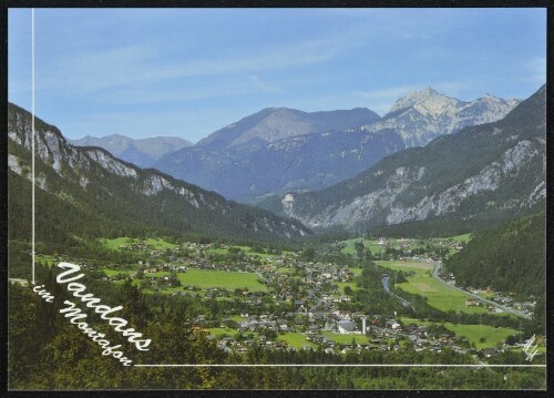 Vandans im Montafon : [Vandans im Montafon gegen Hoher Frassen und Elsspitzen Vorarlberg, Österreich ...]