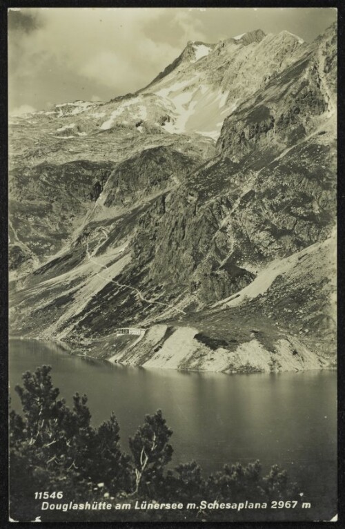 [Vandans] Douglashütte am Lünersee m. Schesaplana 2967 m