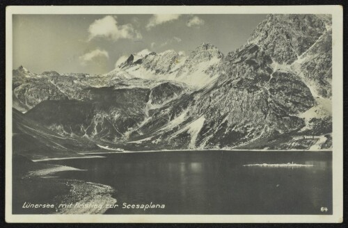 [Vandans] Lünersee mit Anstieg zur Scesaplana