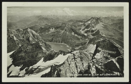 [Vandans] Scesaplana 2967 m Blick auf Lünersee