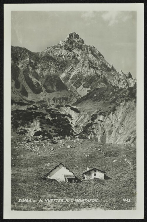 [Vandans] Zimba m. H. Huetter H. i. Montafon