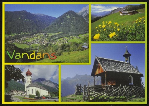 Vandans : [Vandans im Montafon mit Rellseck, Vorarlberg, Österreich ...]