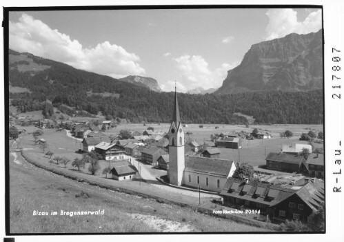 Bizau im Bregenzerwald : [Bizau gegen Künzelspitze]