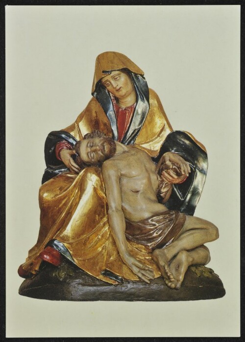 [Bildstein] : [Wallfahrtskirche Maria Bildstein / Vorarlberg Pieta, aus Holz geschnitzt, um 1700 ...]