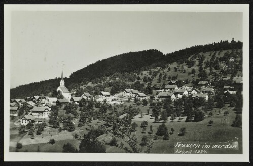 Fraxern im werden August 1934