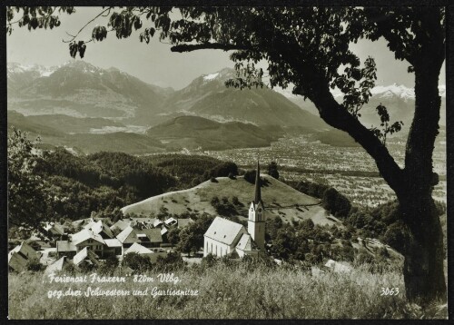  Ferienort Fraxern  820 m Vlbg. geg. drei Schwestern und Gurtisspitze