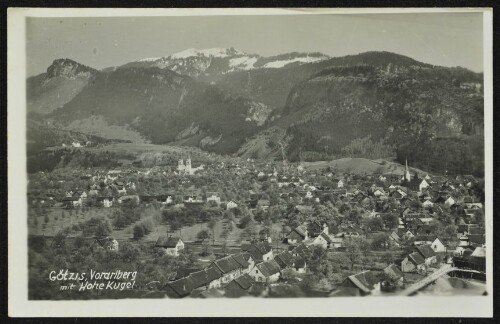 Götzis, Vorarlberg mit Hohe Kugel