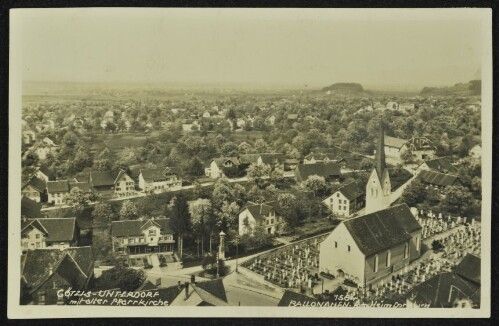 Götzis-Unterdorf mit alter Pfarrkirche