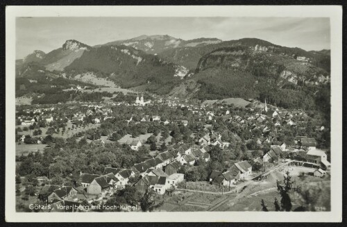 Götzis, Vorarlberg mit Hoch-Kugel : [Götzis (Vorarlberg) m. Hochkugel ...]