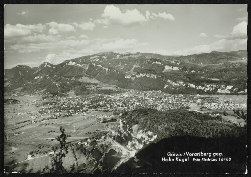 Götzis / Vorarlberg geg. Hohe Kugel