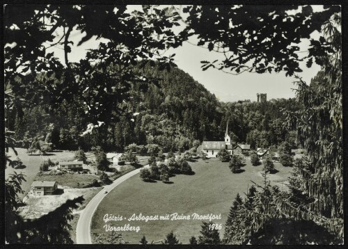 Götzis - Arbogast mit Ruine Montfort Vorarlberg