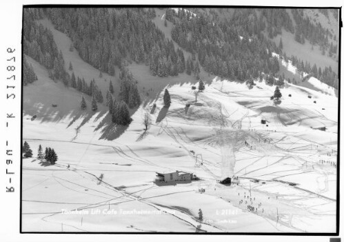 Tannheim Lift Cafe Tannheimertal Tirol : [Lift Cafe bei Tannheim mit Skilift]