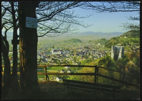 [Götzis] : [Götzis, 435 m, Vorarlberg Blick ins Rheintal ...]