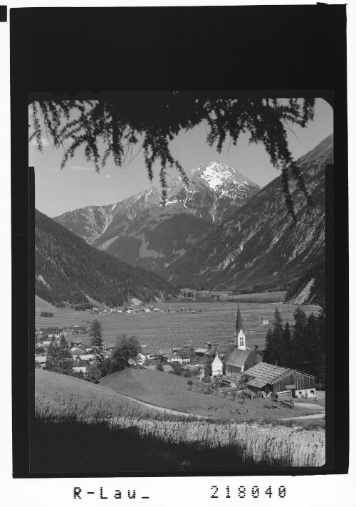 Holzgau im Lechtal Tirol : [Holzgau im Lechtal gegen Ruitelspitze]